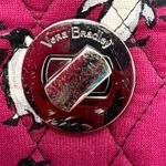 Vera Bradley  Quilted Playful Penguins Turnlock Tote Bag Crimson Red Retired Photo 6