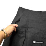 Vince  Black Linen High Waisted Pleated Shorts Photo 1