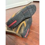 Prada  Vintage Brown Quilted Leather Retro Equestrian Sport Ankle Boots Size 9 Photo 7