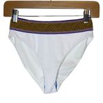 Elysiian  Bali High Waisted Bikini Bottom White Photo 0