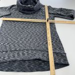 Athleta Top Womens Large Grey Space Dye Tranquillity Cowl Neck Pullover Photo 7