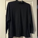 NWT Vintage Richard Simmons Black Turtleneck Shell Long Sleeve Top 22W Size undefined Photo 0