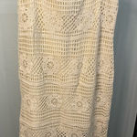 Ultra Pink Crocheted NWT ultra‎ pink beige skirt size medium Photo 0