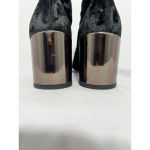 Gabriella Crushed Velvet‎ Ankle Boots Black Size 7 Photo 4
