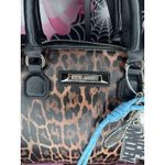 Steve Madden New Leopard Print Satchel Crossbody Bag Tennis Racket Ball Charm Photo 1