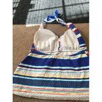 Catalina  Women's Plus Tankini Swim Halter Top w/Tie Neck 1 Pc Size 1X (16W) Photo 4