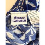 Blue Floral Sarong Wrap Beach Cover Photo 5