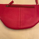 Western Cowhide and Tooled Leather Pink Fanny Pack Photo 9