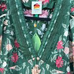 Farm Rio Green Pineapple Garden Blouse Photo 3