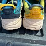 Hoka Rare  Multicolor suede Sneakers - Blue, Green, Yellow 8.5Womens Photo 5