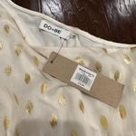 DO+BE One Shoulder Ruffle Polka Dot Top Photo 3