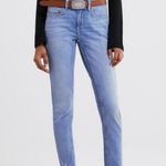 ZARA Frayed Hem Skinny Jeans Stretchy Distressed Destroyed Slim Denim Jeggings 4 Photo 3