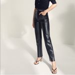 Wilfred Aritzia  The Melina Vegan Leather Pant in Black Womens size 8 Photo 3