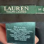 Ralph Lauren LRL Lauren  Womens Shirt Blouse Black Velvet Cold Shoulder Plus 3X Photo 7