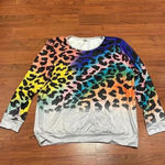 Mom Rainbow Cheetah Gradient Top Photo 0