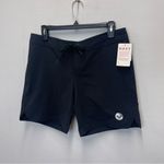 Roxy  Size Medium Classic Black Board Shorts Sport Athletic Active Photo 2
