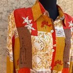 Vintage 90’s Kathy Ike Citrus & Oil Button Photo 1