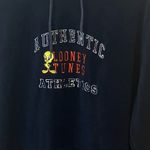 Looney Tunes Vintage unisex navy blue fleece hoodie, no size Photo 5