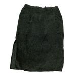 Amadi Utility Gray Knee Length Skirt Elastic Waist High Rise Cotton Large Photo 0