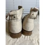 ALDO Women's Ivory Lace-Up Ankle Boots Size 8 Casual Booties Photo 1