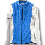 Peter Millar  Lizzie Blue White Hybrid‎ Vest Jacket Women’s Size XS Lightweight Photo 0