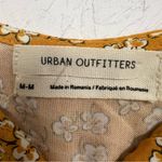 Urban Outfitters  Yellow Ditsy Floral Romper Women’s M Sleeveless Summer Ruffled Photo 1