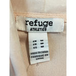 Refuge Hoodie Jacket Womens M Pink Velour Velvet Full Zip Rinestone LOVE New NWT Photo 6