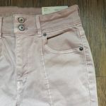 American Eagle Outfitters Light Pink Super High Rise Stretchy Flare Shorts Photo 2