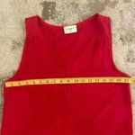 Everly Women’s Red  Sleeveless  Blouse Photo 4