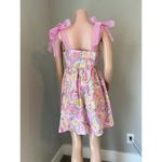Day + Moon COLORFUL PAISLEY Baby Doll SUMMER SPRING ROMANTIC Dress SZ LARGE #49 Pink Photo 6