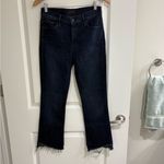 Mother Insider Crop two step fray jeans size 27 Blue Photo 2