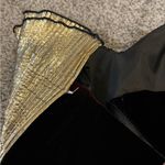 Dave and Johnny Joesph Lara Gold Petal Mini Dress Photo 4