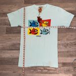 Pirana Joe NWT Short Sleeve Jamaica Blue Tee Women's R40 Photo 4