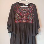 Umgee Black Dress with Colorful Embroidery Photo 0