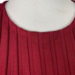 Cinq a Sept Pullover Ribbed Sweater Pomegranate Ruby Red Medium Cinq à Sept Photo 4