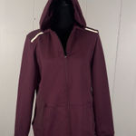 5.11  Tactical Full Zip Selma Hoodie Jacket Athletic Gray Burgundy Women's Size L Photo 0