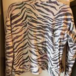 Rails  Marlo Ivory Gradient Tiger Stripe Sweatshirt Size Small Photo 5