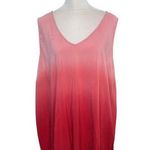 Torrid  Challis Tank- Dip Dye Ombré in American Beauty Size 2 Photo 0