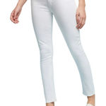Citizens of Humanity Citizens of Humanity White Denim Arielle Mid-Rise Slim Jeans - Size 26 Photo 0