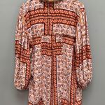 Jen's Pirate Booty Jen’s Pirate Booty Roma Lockhart Tunic Shirt in Gold Rust Small Photo 5