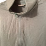 Title Nine  Muted Blue/Green 3/4 zip pull over w/funnel neck XL Photo 1