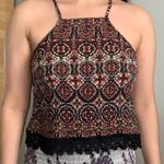 PacSun Twist Back Lace Knit Crop Top Photo 2