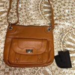 Roma  Leathers R or L Lock, 4 Keys Concealed Carry Crossbody - Tan Photo 0