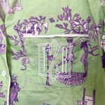 Katie Kime New Orleans Toile Pajama Set Green Size M Photo 4