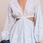 A.L.C. NEW NWT Irene Cutout Dress In Ice Water Blue Photo 0