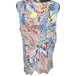 Melissa Paige ๐ Asymmetric Floral Abstract Blouse Photo 2