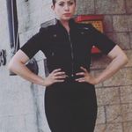 L/XL Blk Speed Racer Suit gym jumpsuit jacket Size 8 Photo 4