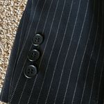 Tahari ASL Women’s Petite Becca Black with White Pink Stripes Blazer Size 4P Photo 7