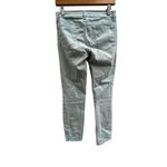 Jessica Simpson Women's Size 4 Pale Blue Denim Rolled Crop Skinny Jeans Stretch Photo 5