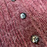 Vintage 90s/Y2K De Rotchild Cropped Cardigan Sweater Size L Purple Size M Photo 1